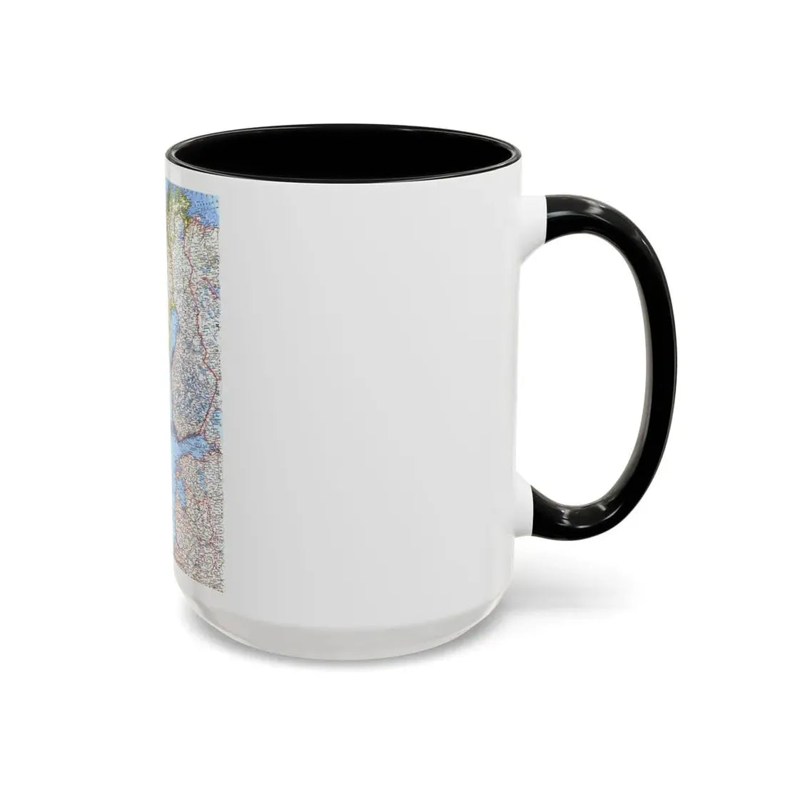Scandinavia (1963) (Map) Accent Coffee Mug - Go Mug Yourself