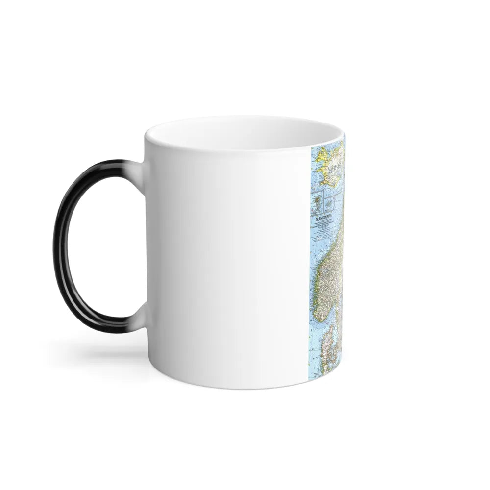 Scandinavia (1963) (Map) Color Changing Mug 11oz-Go Mug Yourself