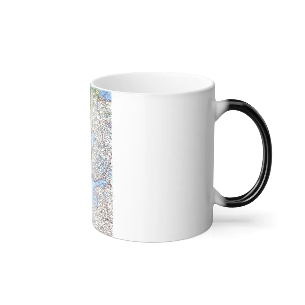 Scandinavia (1963) (Map) Color Changing Mug 11oz-Go Mug Yourself