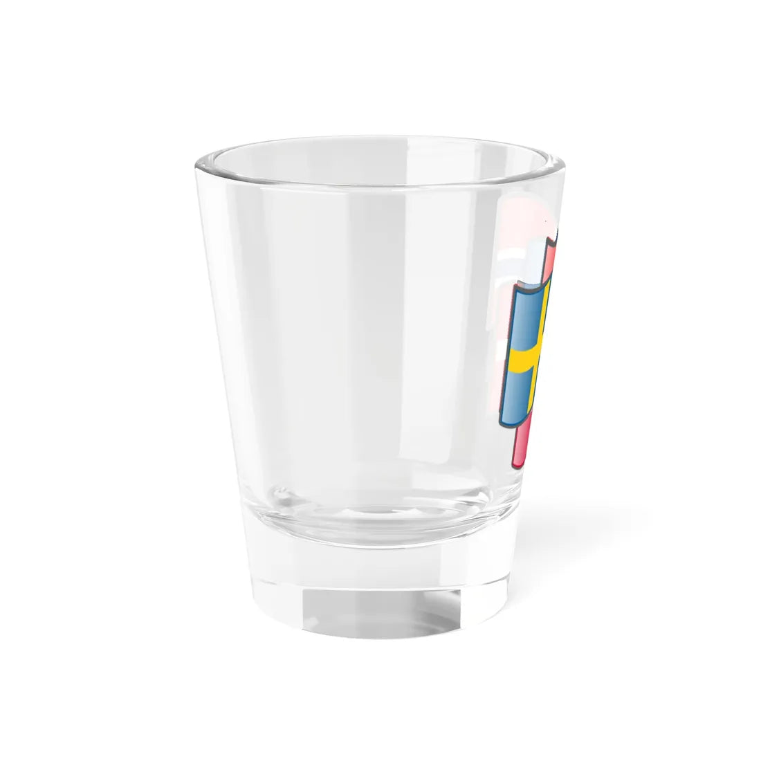 Scandinavia flags Sweden (Denmark) Shot Glass 1.5oz - Go Mug Yourself