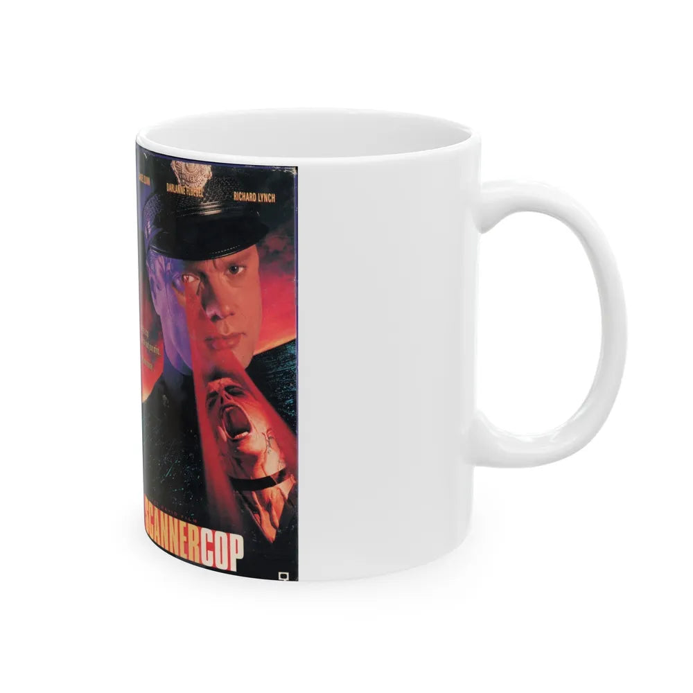 SCANNER COP (VHS COVER) - White Coffee Mug-Go Mug Yourself