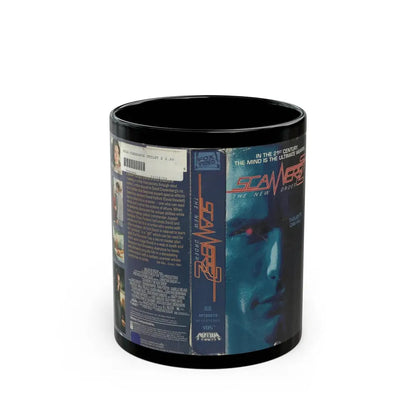 SCANNERS 2 THE NEW WORLD ORDER (VHS COVER) - Black Coffee Mug 11oz - Go Mug Yourself