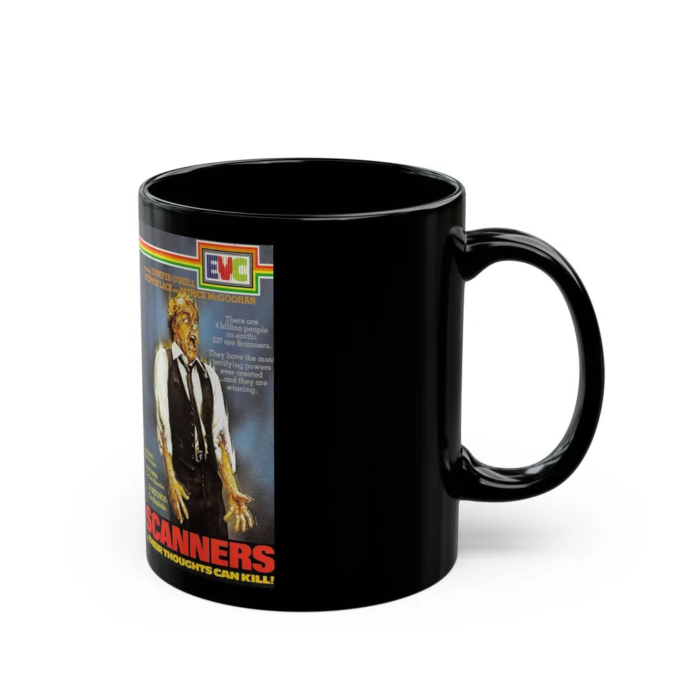 SCANNERS EVC (VHS COVER) - Black Coffee Mug-Go Mug Yourself