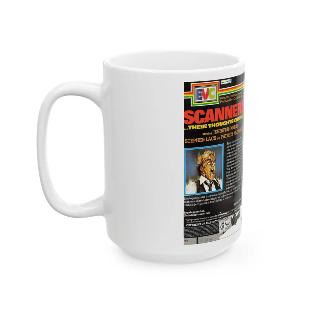 SCANNERS EVC (VHS COVER) - White Coffee Mug-Go Mug Yourself