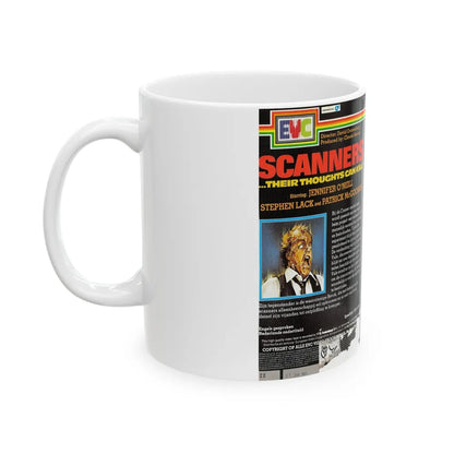 SCANNERS EVC (VHS COVER) - White Coffee Mug-Go Mug Yourself