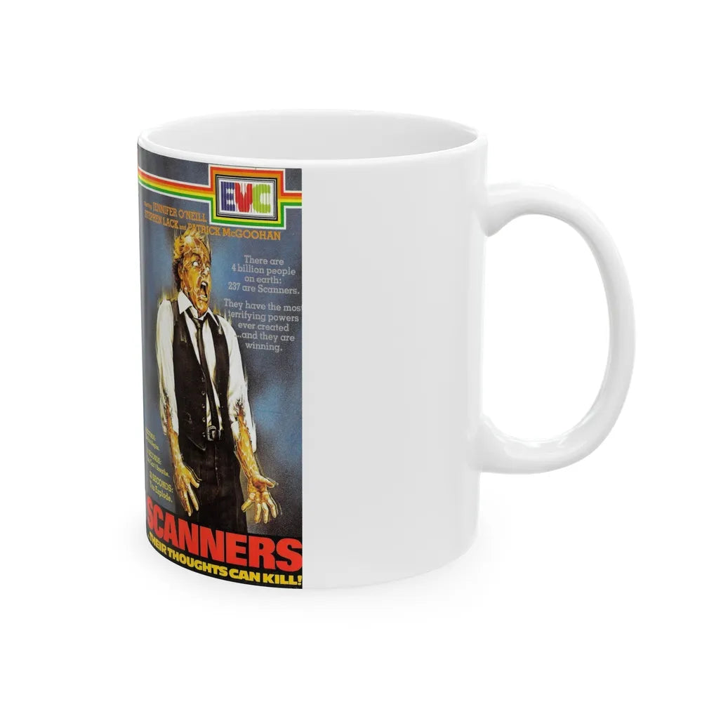 SCANNERS EVC (VHS COVER) - White Coffee Mug-Go Mug Yourself