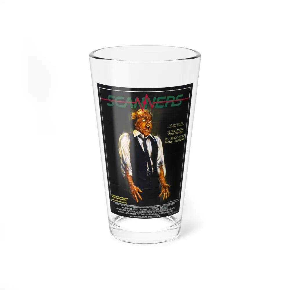 SCANNERS (FRENCH) 1981 Movie Poster - Pint Glass 16oz-16oz-Go Mug Yourself