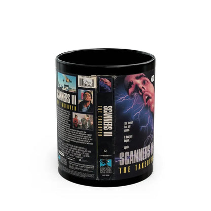 SCANNERS III THE TAKEOVER (VHS COVER) - Black Coffee Mug 11oz - Go Mug Yourself