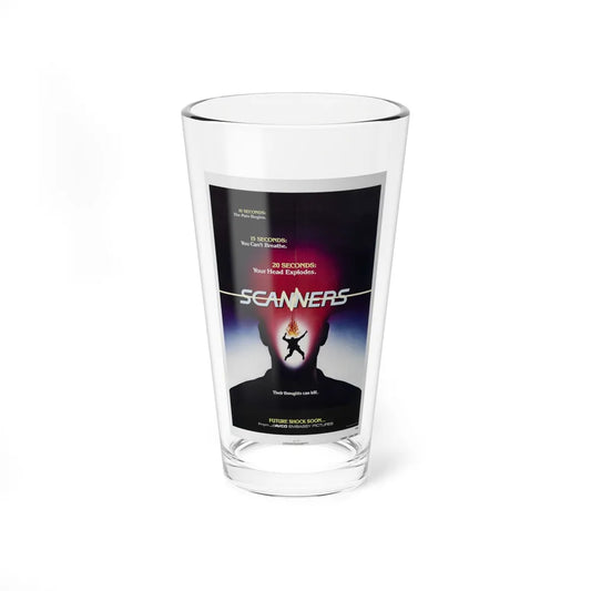 SCANNERS (TEASER) 1981 Movie Poster - Pint Glass 16oz-16oz-Go Mug Yourself