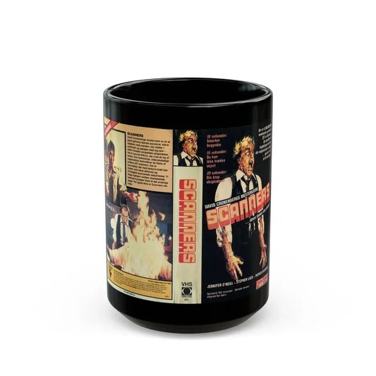 SCANNERS (VHS COVER) - Black Coffee Mug 15oz - Go Mug Yourself