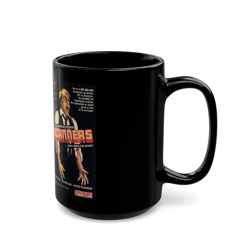 SCANNERS (VHS COVER) - Black Coffee Mug-Go Mug Yourself