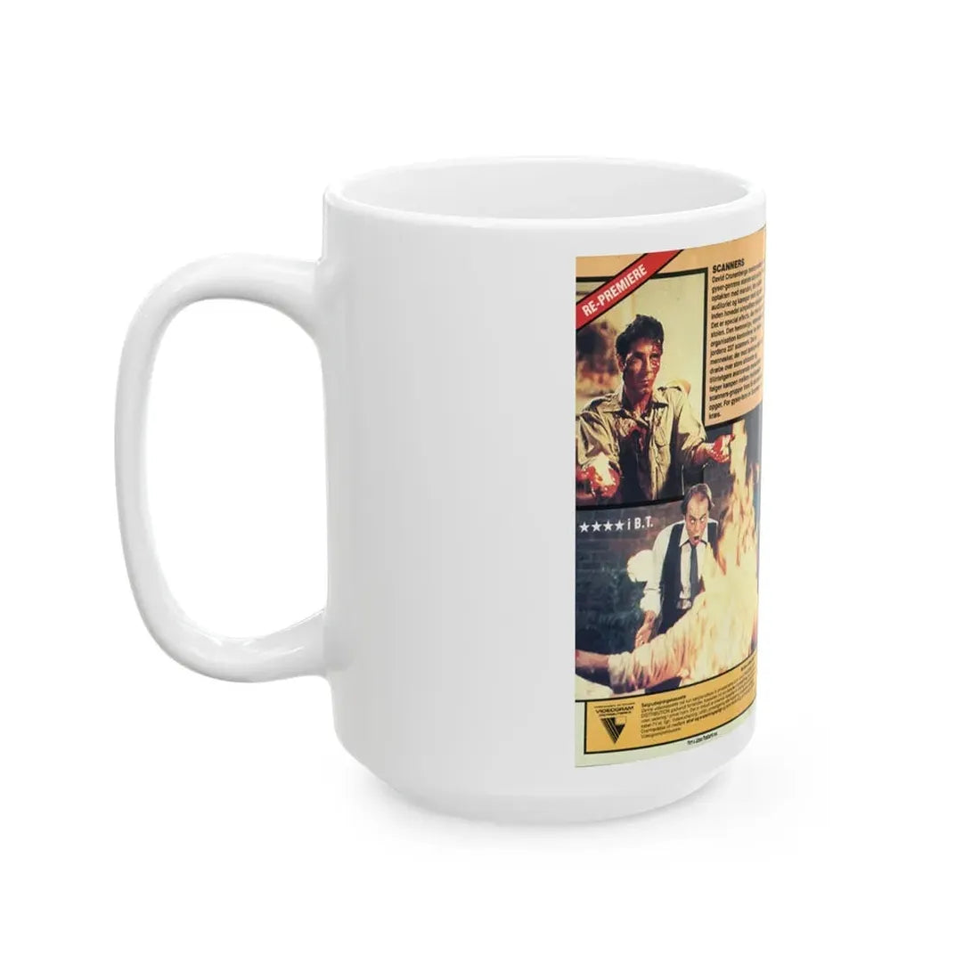 SCANNERS (VHS COVER) - White Coffee Mug - Go Mug Yourself