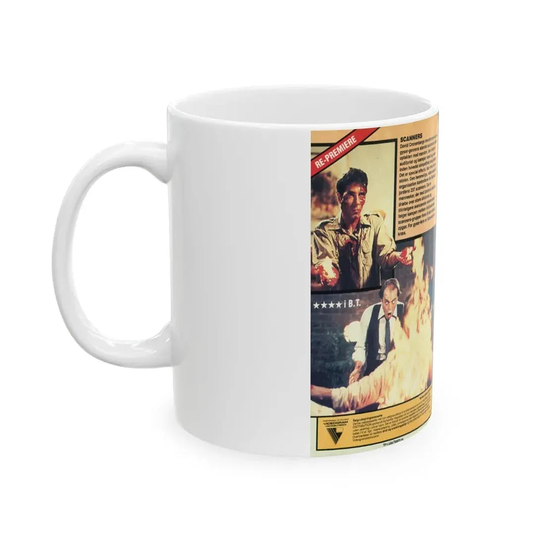 SCANNERS (VHS COVER) - White Coffee Mug - Go Mug Yourself