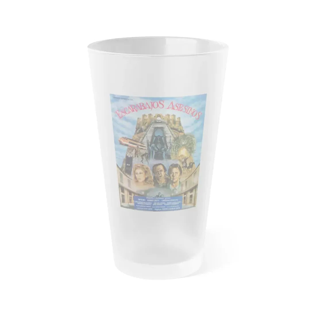 SCARAB 1983 Movie Poster - Frosted Pint Glass 16oz 16oz Frosted - Go Mug Yourself