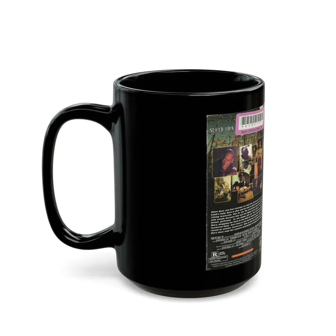 SCARE CROW SLAYER (VHS COVER) - Black Coffee Mug - Go Mug Yourself