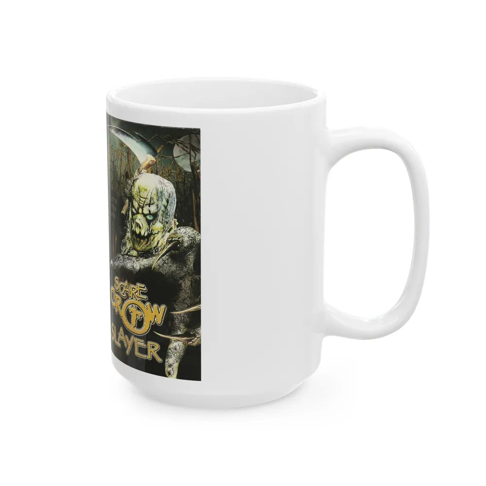 SCARE CROW SLAYER (VHS COVER) - White Coffee Mug-Go Mug Yourself