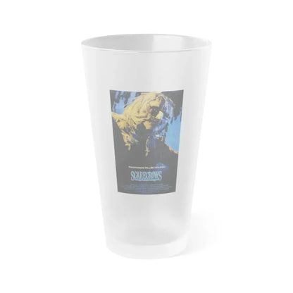 SCARECROWS 1988 Movie Poster - Frosted Pint Glass 16oz 16oz Frosted - Go Mug Yourself