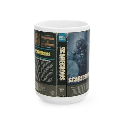 SCARECROWS (VHS COVER) - White Coffee Mug 15oz - Go Mug Yourself
