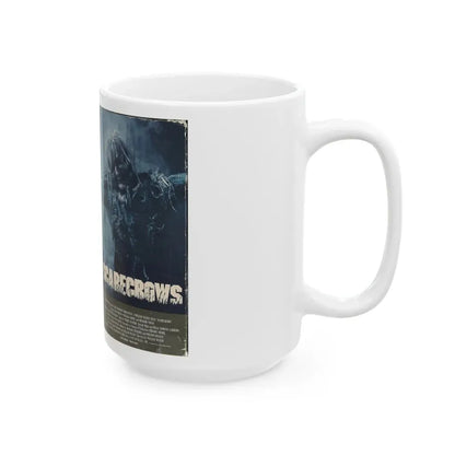 SCARECROWS (VHS COVER) - White Coffee Mug - Go Mug Yourself