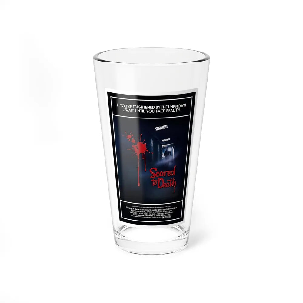 SCARED TO DEATH 1980 Movie Poster - Pint Glass 16oz-16oz-Go Mug Yourself