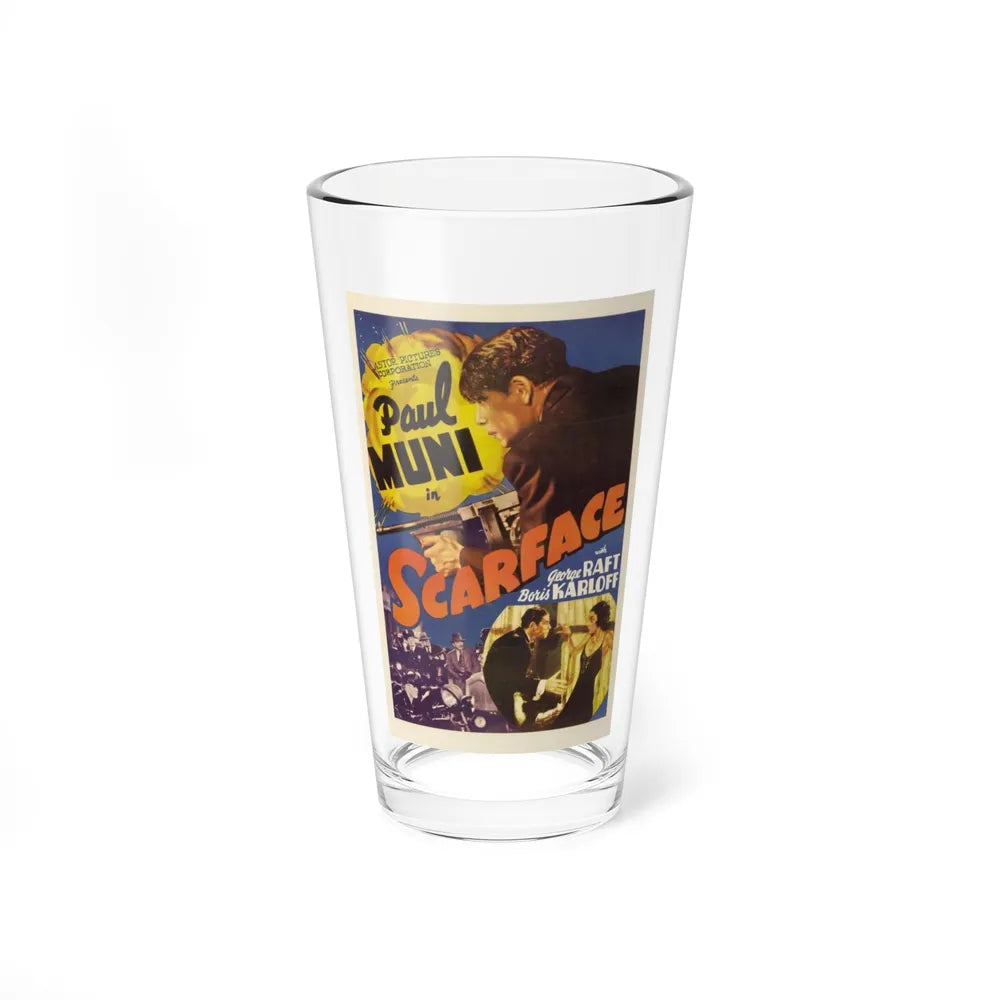 SCARFACE 1932 Movie Poster - Pint Glass 16oz-16oz-Go Mug Yourself