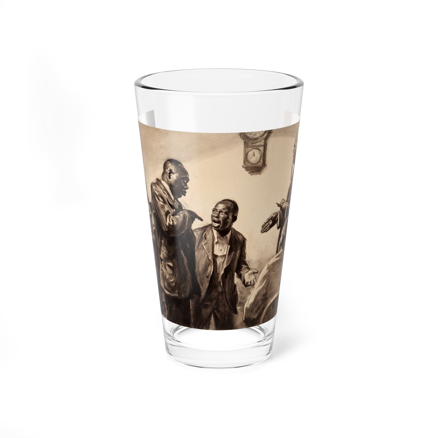 Scars Fell on Alabama, story illustration (Magazine Illustration) Pint Glass 16oz-16oz-Go Mug Yourself