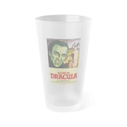 SCARS OF DRACULA 1970 Movie Poster - Frosted Pint Glass 16oz 16oz Frosted - Go Mug Yourself