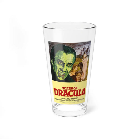 SCARS OF DRACULA 1970 Movie Poster - Pint Glass 16oz-16oz-Go Mug Yourself