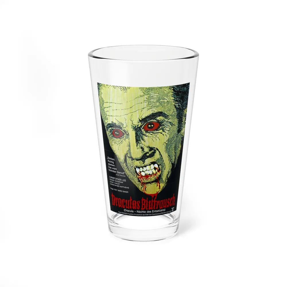 SCARS OF DRACULA (GERMAN) 1970 Movie Poster - Pint Glass 16oz-16oz-Go Mug Yourself