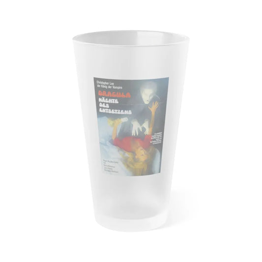 SCARS OF DRACULA (GERMAN 2) 1970 Movie Poster - Frosted Pint Glass 16oz-16oz-Frosted-Go Mug Yourself