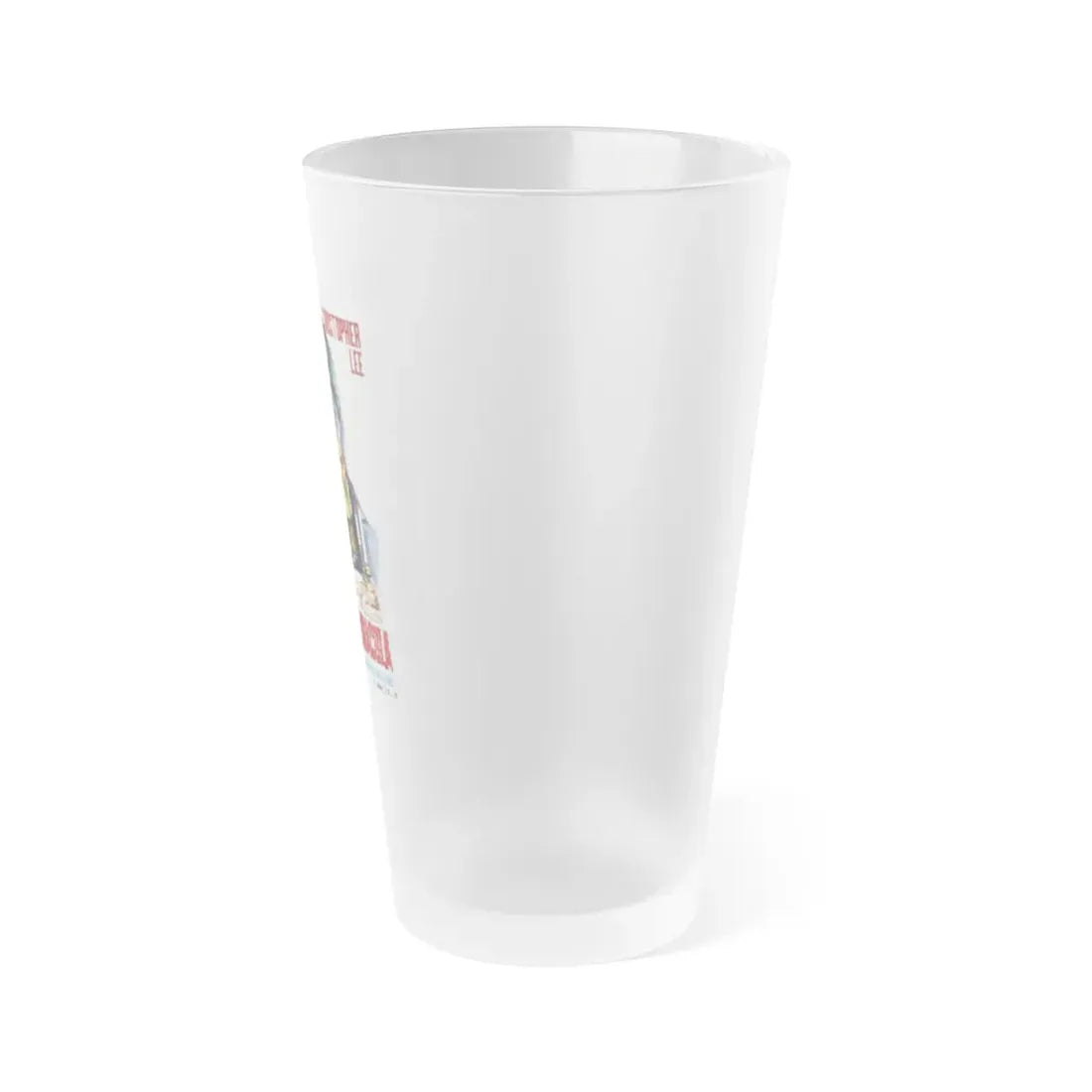 SCARS OF DRACULA (ITALIAN) 1970 Movie Poster - Frosted Pint Glass 16oz - Go Mug Yourself