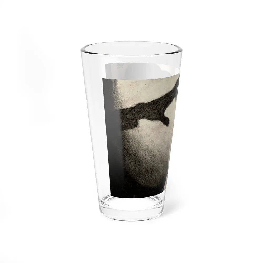 Scary Shadow! (Magazine Illustration) Pint Glass 16oz-Go Mug Yourself