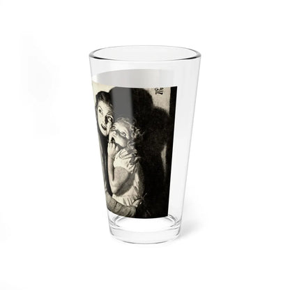 Scary Shadow! (Magazine Illustration) Pint Glass 16oz-Go Mug Yourself