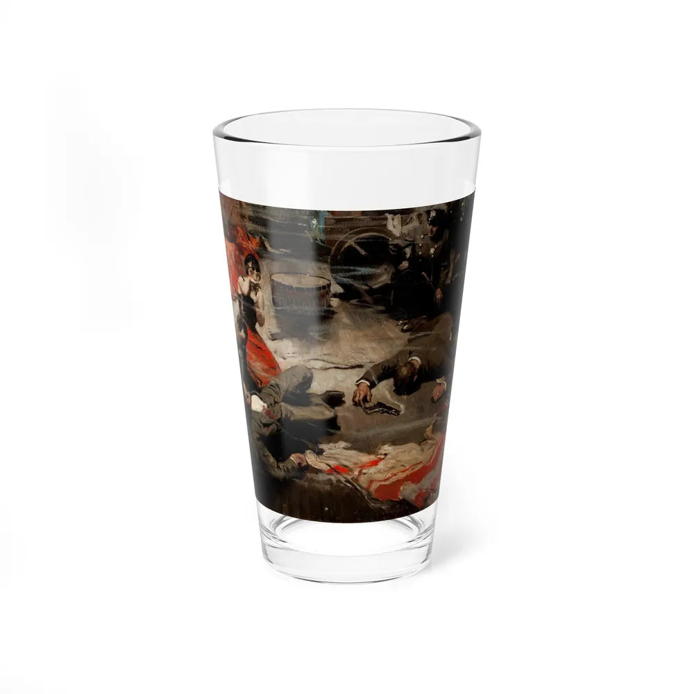 Scene of the Crime (Magazine Illustration) Pint Glass 16oz-16oz-Go Mug Yourself