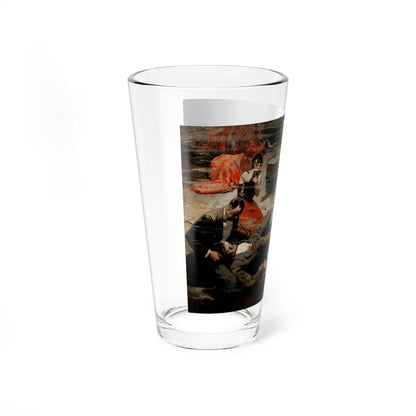 Scene of the Crime (Magazine Illustration) Pint Glass 16oz-Go Mug Yourself