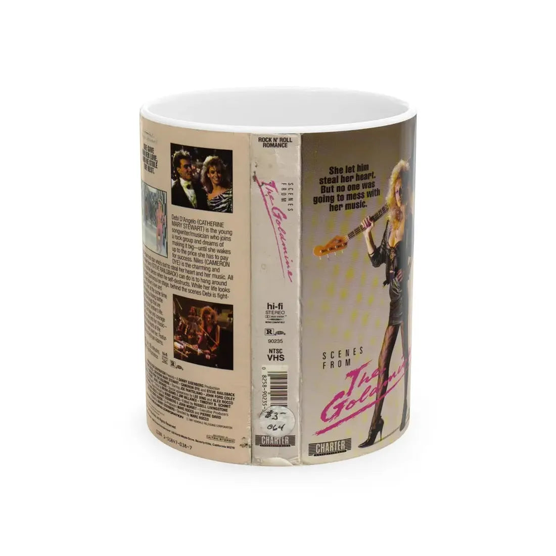 SCENES FROM THE GOLDMINE (VHS COVER) - White Coffee Mug 11oz - Go Mug Yourself