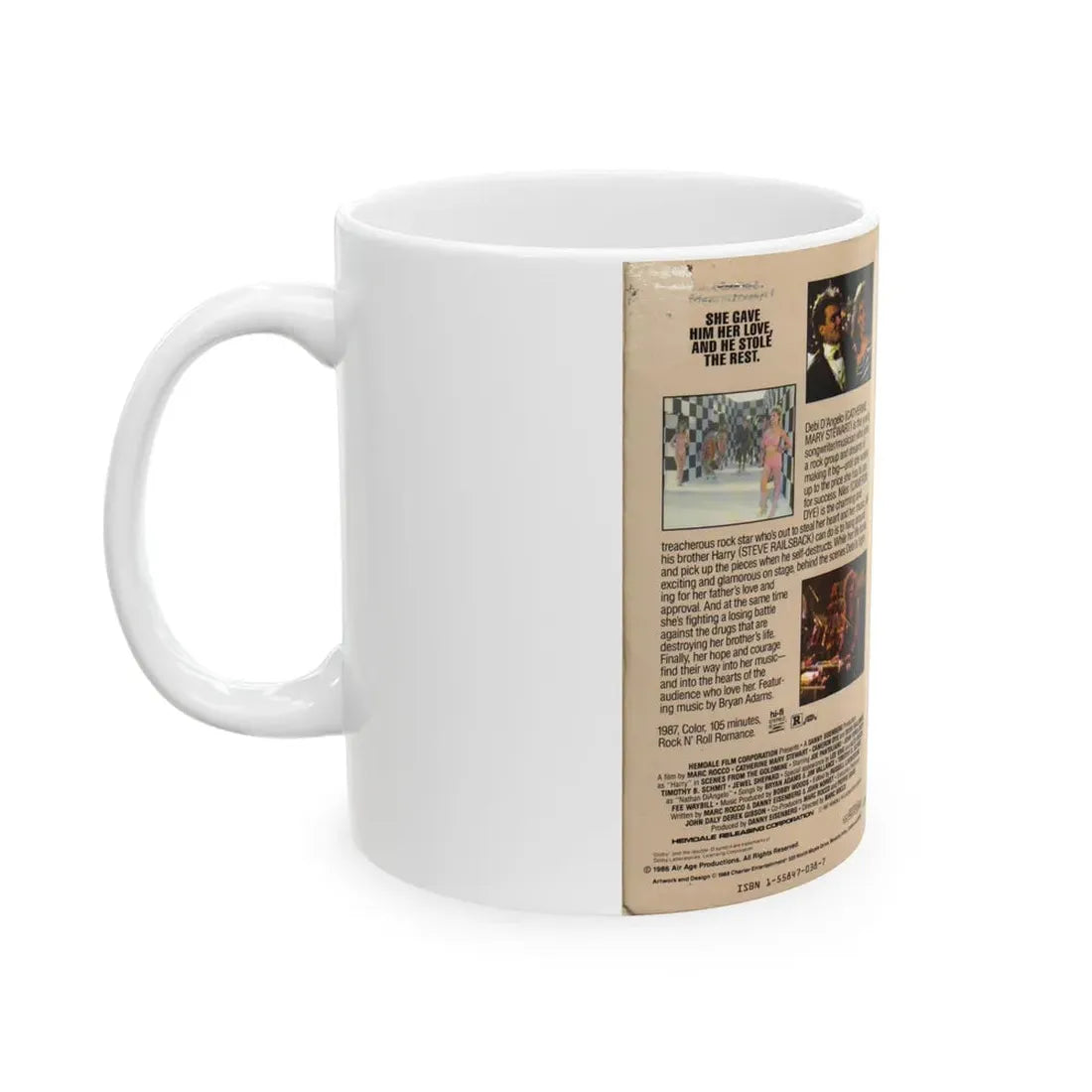 SCENES FROM THE GOLDMINE (VHS COVER) - White Coffee Mug - Go Mug Yourself