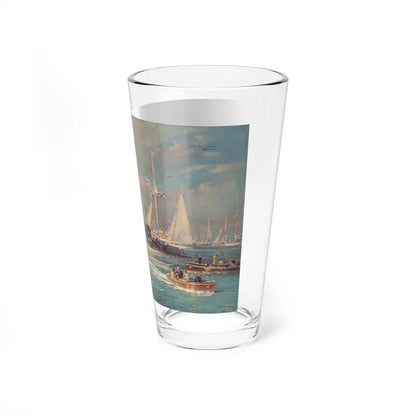 Scenic Calendars - Cowes, 1926 (Magazine Illustration) Pint Glass 16oz-Go Mug Yourself