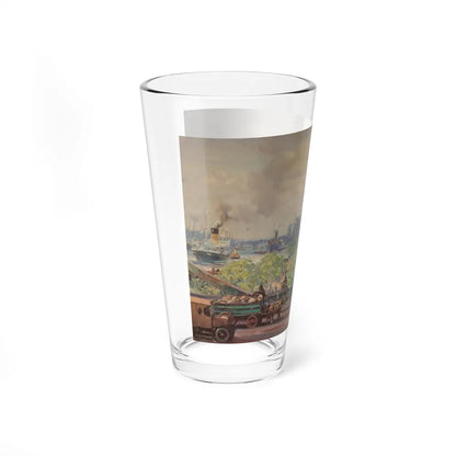 Scenic Calendars - Dunlop, 1929 (Magazine Illustration) Pint Glass 16oz-Go Mug Yourself