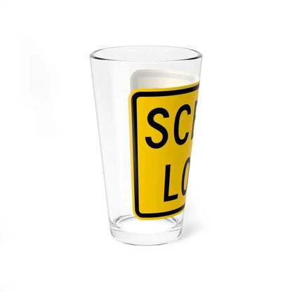 Scenic Loop plate Wyoming (Wyoming) (Road Sign) Pint Glss 16oz - Go Mug Yourself