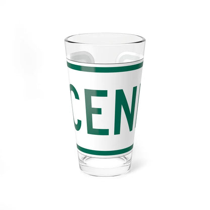 Scenic plate Vermont (Vermont) (Road Sign) Pint Glass 16oz 16oz - Go Mug Yourself