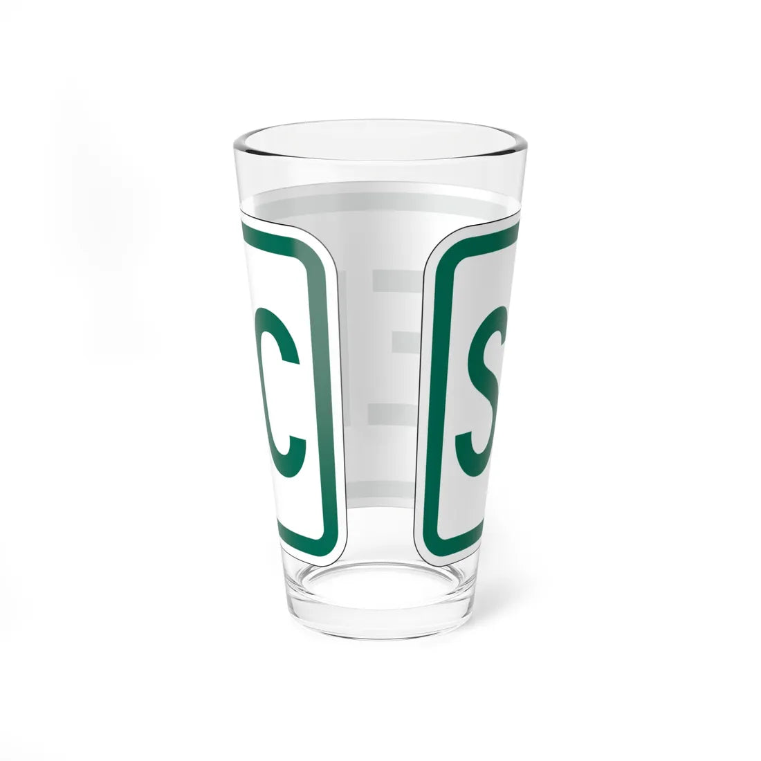 Scenic plate Vermont (Vermont) (Road Sign) Pint Glass 16oz - Go Mug Yourself