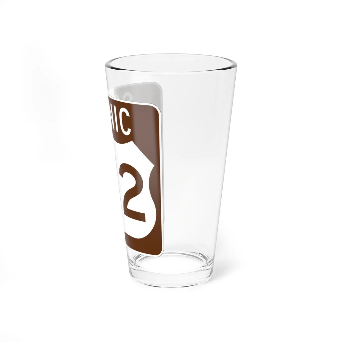 Scenic US 412 (Oklahoma) (Road Sign) Pint Glass 16oz - Go Mug Yourself