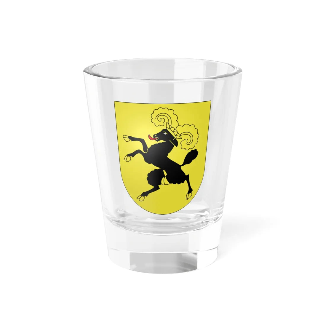Schaffhouse-coat of arms (Switzerland) (Coat of Arms) Shot Glass 1.5oz 1.5oz - Go Mug Yourself