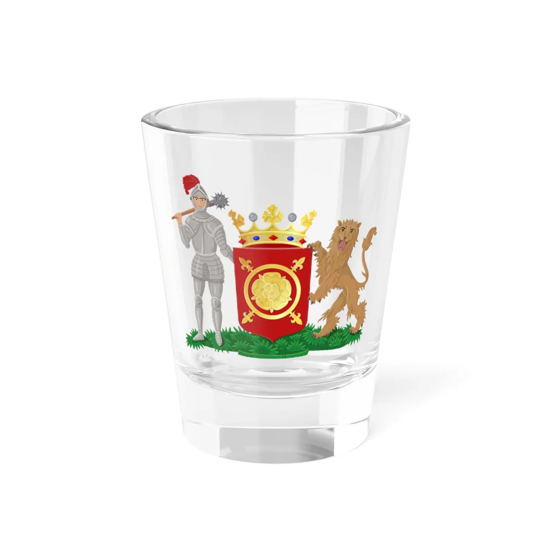 Schagen wapen 2015 (Netherlands) (Coat of Arms) Shot Glass 1.5oz 1.5oz - Go Mug Yourself
