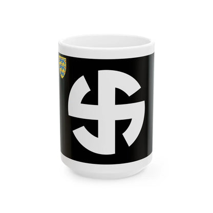 Schalburg Corps (Denmark) White Coffee Mug 15oz - Go Mug Yourself