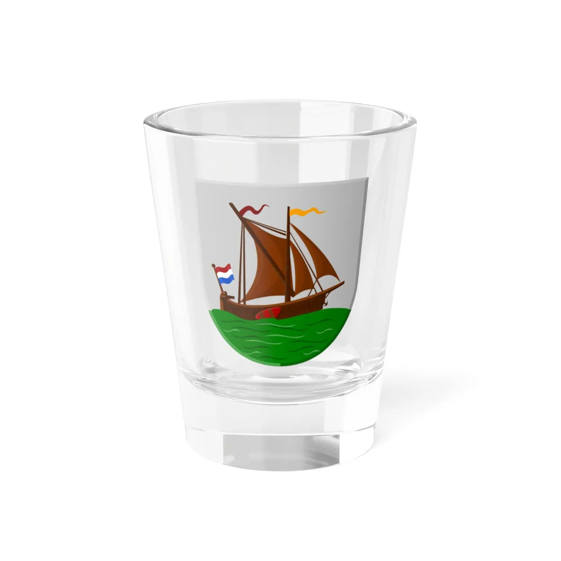 Schardam wapen (Netherlands) (Coat of Arms) Shot Glass 1.5oz 1.5oz - Go Mug Yourself