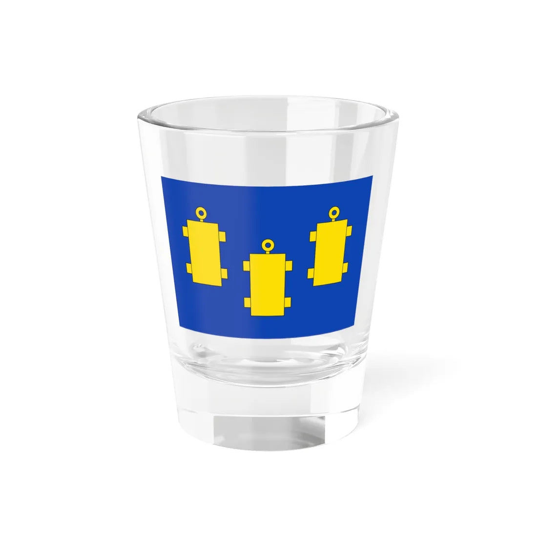Schelle vlag (Belgium) Shot Glass 1.5oz 1.5oz - Go Mug Yourself
