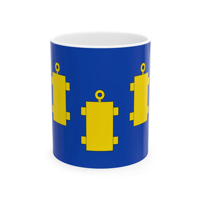 Schelle vlag (Belgium) White Coffee Mug 11oz - Go Mug Yourself