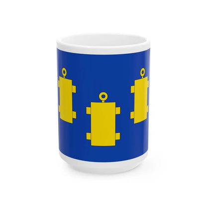 Schelle vlag (Belgium) White Coffee Mug 15oz - Go Mug Yourself